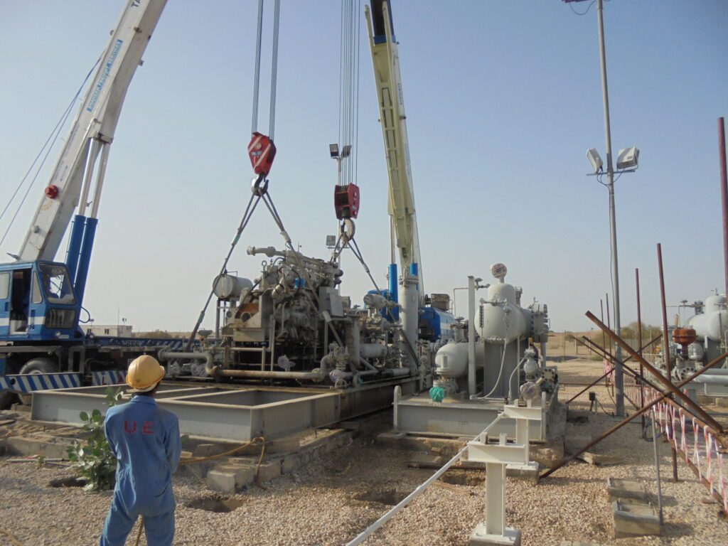 Installation of Compressor and Mechanical Work at Miano 05